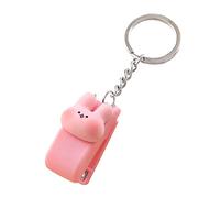 FLKWOP Cute Cartoon Mini Stapler Chain Macaron Color Student Convenient Student Stapler School R8r3 Suppiles Pendant