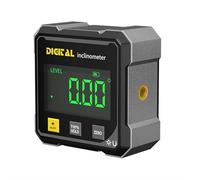 FLKWOP Digital Angle Finder with Electronic Laser, 4-side Magnetic Angle Gauge, Cube Inclinometer, Table Saw Miter Protractor, Woodworking Measuring Tool, Level Box for Hanging