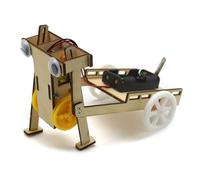 FLKWOP DIY Robot Pull Cart Kit - Educational Physics Learning Craft Projects