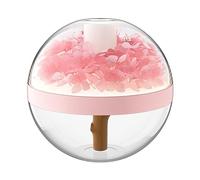 FLKWOP Eternal Flower Humidifier Essential Oil Diffuser With LED Light, BPA-Free, Auto Shut-Off, 270ml, Blue, ABS/PP/PC/Silicone, LED, 8 Hours, USB/Battery Powered, Small to Medium Room