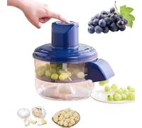FLKWOP Grape Peeling Machine, Electric Garlic Peeler Machine, 2025 New Automatic Small Fruit Peeling Tool for Elderly, Rechargeable Commercial Smart Fruit Machines for Grapes, Garlic, Tomato, Cherry