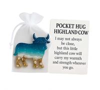 FLKWOP Pocket Hug Dachshund, Handmade Soothing Shells Ocean and Sand Design Dachshund Pocket Hug Token Long Distance Keepsake Warm Dachshund Gifts for Friend Family Pet Lovers and Dog Enthusiasts