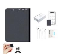 FLKWOP Recordix - Recordix Magnetic Voice Recorder, Mini Magnetic Voice Recorder with Playback, Mini Portable Smart Voices Recorders for Lectures Meetings Interviews Travel Business