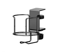 FLKWOP Rotating Desk Cup Holder, Clip on Table Edge Clamp, Multifunction Rotatable Coffee Mup Holder Adjustable for Office Fishing