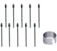 fllynewrite 10PCS Remarkable 2 Pen 5B Tips, Replacement Nibs Marker Pen/Marker Plus Pen Nibs, Remarkable Pen Kindle-Scribe Pen 5B Tips/Nibs (10PCS 5B Tips-Gray)