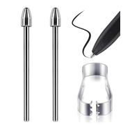 fllynewrite 2*Metal Tips Replacement for Samsung Galaxy Tab S6 Lite/S7/S8/S9/S10 Stylus S Pen Tips/Nibs + Tweezers
