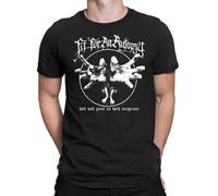 FLMWJSL Best to Buy Dark FIT for an Autopsy Hand Music T-Shirt Black