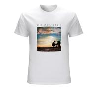 FLMWJSL Bill Ryder Jones A Bad Wind Blows in My Heart Short Sleeve T-Shirt for Men White