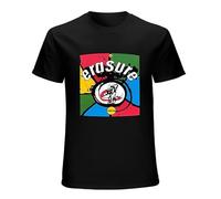 FLMWJSL Erasure The Circus Men's Relaxed Cotton Round Neck Short-Sleeve T-Shirt Black