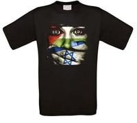 FLMWJSL Free Palestine Gaza West Bank Palestine T-Shirt New- Black