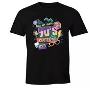 FLMWJSL Mens This is My 90s Costume 90s Nineties Carnival T-Shirt Black