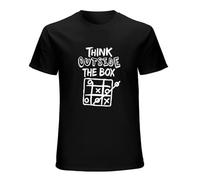 FLMWJSL Querdenker Abstract Science Teacher Gift Black Adult Short-Sleeved T-Shirts Black