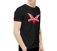 FLMWJSL Shirts & Tees Top and Blouse Mens Vintage Cock Sparrer Logo T Shirt Black