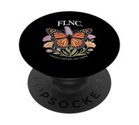 FLNC Fearless Limitless Not Caring Butterfly Bloom PopSockets Adhesive PopGrip