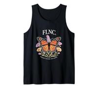 FLNC Fearless Limitless Not Caring Butterfly Bloom Tank Top