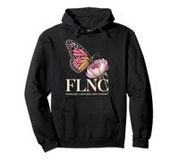 FLNC Fearless Limitless Not Caring Butterfly Pullover Hoodie