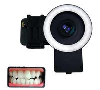 FLNOZAMZ Dental Photography Ring Light, Dental Photography Equipment with 3 Brightness Adjustment Modes and Color Temperature: 2500K-6000K for Dental Photography