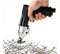 FLNOZAMZ Industrial Pneumatic Cutting Pliers, 6-8kg/cm2 Gun-type Air Shear Tools, Two-speed Adjustment, Speed 2600RPM, High-strength Alloy Steel Scissor Head, Quick Exhaust