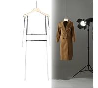 FLNOZAMZ Metal Frame Body Mannequin,Adjustable Dress Holder Rack, with Shoulder Grooves, Removable + Posed, 360 Degrees Rotatable Hook, for Clothing Store/Photography Building