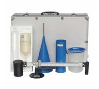 FLNOZAMZ Mud Tester Kit, Mud Hydrometer Densimeter, Sand Content Meter, Mud Weight Measurement Range 0.96-3 G/cm3, Mud Viscosity Cup Capacity 500ml, for Laboratory