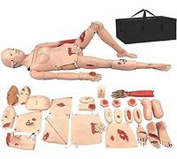 FLNOZAMZ Patient Care Manikin, Amputated Limb Model Burn Model, Trauma Dressing Training, Multifunctional Human Model for Nursing Medical Training Teaching (Male)