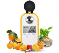 FLNOZAMZ Refractometer, Digital Honey Refractometer Honey Moisture Bee Baume 0-90% Portable Water 38-5% Beekeeping Tester Honey Concentration Meter