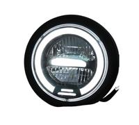 FLNUBLUKSZ Headlight Universal 6 Inch Round LED Motorcycle Headlight Hi-Lo Beam Waterproof Headlight Assembly Motorbike Headlamp(1)