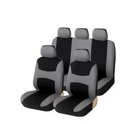 FLNUBLUKSZ Seat Cushion Covers For Superb 2016 Full Set Car Seat Covers 2mm Foam For Car Travel Polyester All-Inclusive Protectors(Gray full set)