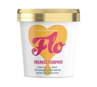 FLO 16x Organic Non Applicator Tampons Hypoallergenic Regular & Super Combo Pack