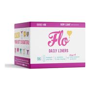 Flo Bamboo Panty Liners - Ultra-Thin, Breathable, Slim - Individually Wrapped Liners for Daily Freshness - 96 Liners
