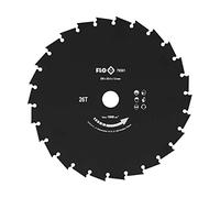 Flo Brush Cutter Rodent Blade 255mm (10") Diameter 25.4mm 26 Teeth Solid Carbon Steel Strong Sharp Durable Brush Cutter Grass Knife Trimmer Ground Saw Blade
