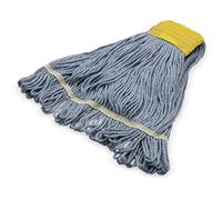 Flo Pac Small Cotton Looped End Mop Head with Yellow Band