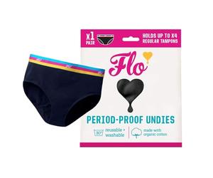 Flo Period Pants - Leakproof & Machine Washable Period Pants for Women & Teens - Ideal for Postpartum, Incontinence & Heavy Flow Menstrual Cycles