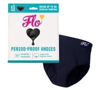FLO Period Underwear for Heavy Flow - Hipster Fit - S Black