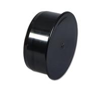Flo Plast 110mm Soil Pipe Socket Plug Black SP296.BL - Closes Unused Sockets in Soil Stack with 10 Year Guarantee