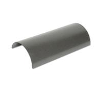 Flo Plast Half Round Gutter 112mm x 52mm Cast Iron Effect 4m Length - RG4.CI - Pack of 4
