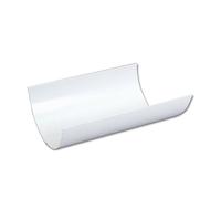 Flo Plast Half Round Gutter 112mm x 52mm White 4m Length RG4.W Easy Installation 10 Year Guarantee