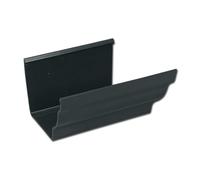 Flo Plast Niagara Ogee Gutter 110mm x 80mm Anthracite Grey 4m Length RGN4.A - Pack of 4