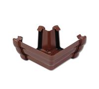 Flo Plast Ogee Gutter External Angle 90° Brown 110mm x 80mm Niagara System RAN2.BR - Pack of 2