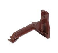 Flo Plast Ogee Gutter Fascia Bracket Top Hung 110mm x 80mm Niagara System Brown RKN2.BR - Pack of 4