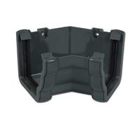 Flo Plast Ogee Gutter Internal Angle 135° Anthracite Grey 110mm x 80mm Niagara System RAN3.A