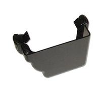 Flo Plast Ogee Gutter Stop End External Left Hand 110mm x 80mm Niagara Cast Iron Effect REN1.CI - Pack of 2