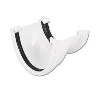 Flo Plast White High Capacity to Half Round Gutter Adaptor 112mm x 52mm RHR3.W Connector Fitting