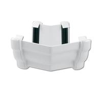 Flo Plast White Ogee Gutter External Angle 135° - Niagara 110mm x 80mm System - RAN4.W