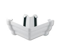 Flo Plast White Ogee Gutter External Angle 90° - Niagara 110mm x 80mm System - RAN2.W - Pack of 2