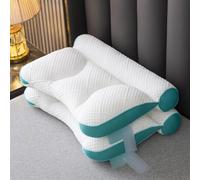 FloAPa Sleep Aid Pillows Cervical Pillow Microfiber Filling Sleep Enhancing Support for Neck Relief Sleep Enhancing Pillow for People Who Sleep on Their Backs And Sides,001,40 * 60CM