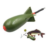 Float Bait, Fishing Bait Container, Rocket Shape Carp Fishing Feeder, Spomb Pellet Feeders for Position Fishing Accessories, Fishing Bait Feeder