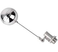 float ball,floating ball Stainless Steel Float Ball Valves, 1pcs 1/2" 3/4" 1" Adjustable Float Valve Flow Control Cistern Tanks Floating Ball(1")(0.75 Inch)