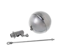 Float Ball Valve 1 Set DN15 Stainless Steel Float Ball Valve, Practical Male Thread Water for Level Control