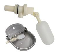 Float Ball Valve 3pcs Automatic Waterer Bowl Float Valve 1/2" for Livestock Cattle Dog Sheep